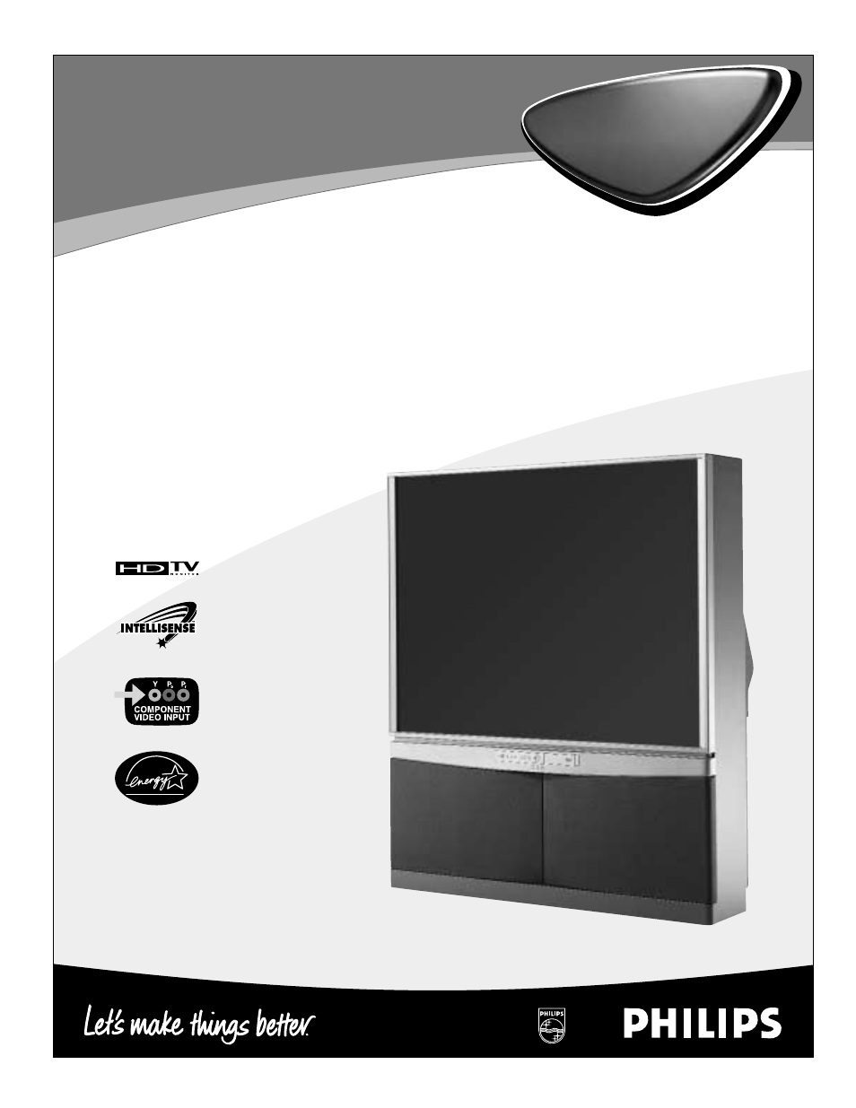 Philips 55" Digital Projection Television User Manual 46 pages