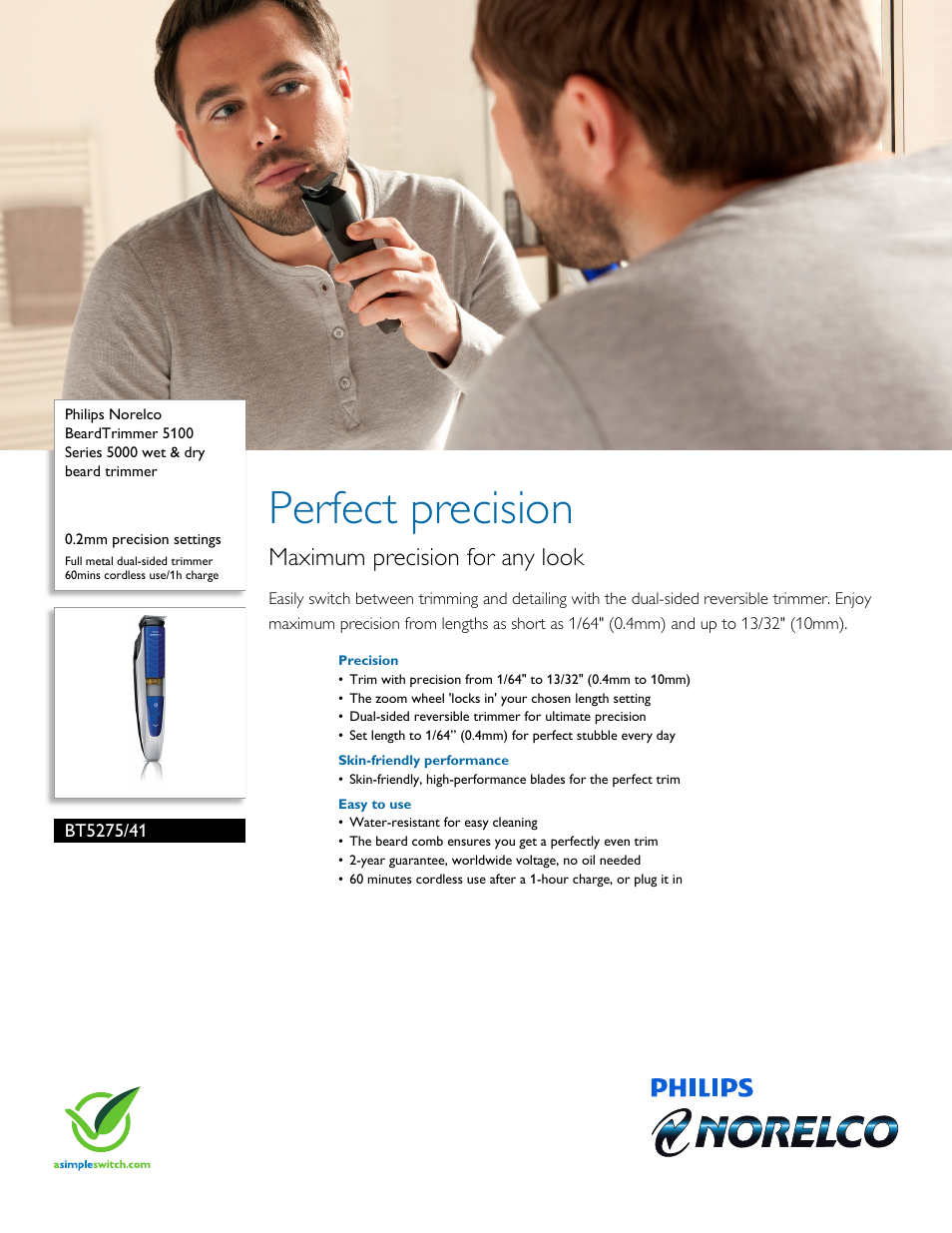 philips norelco bt5275