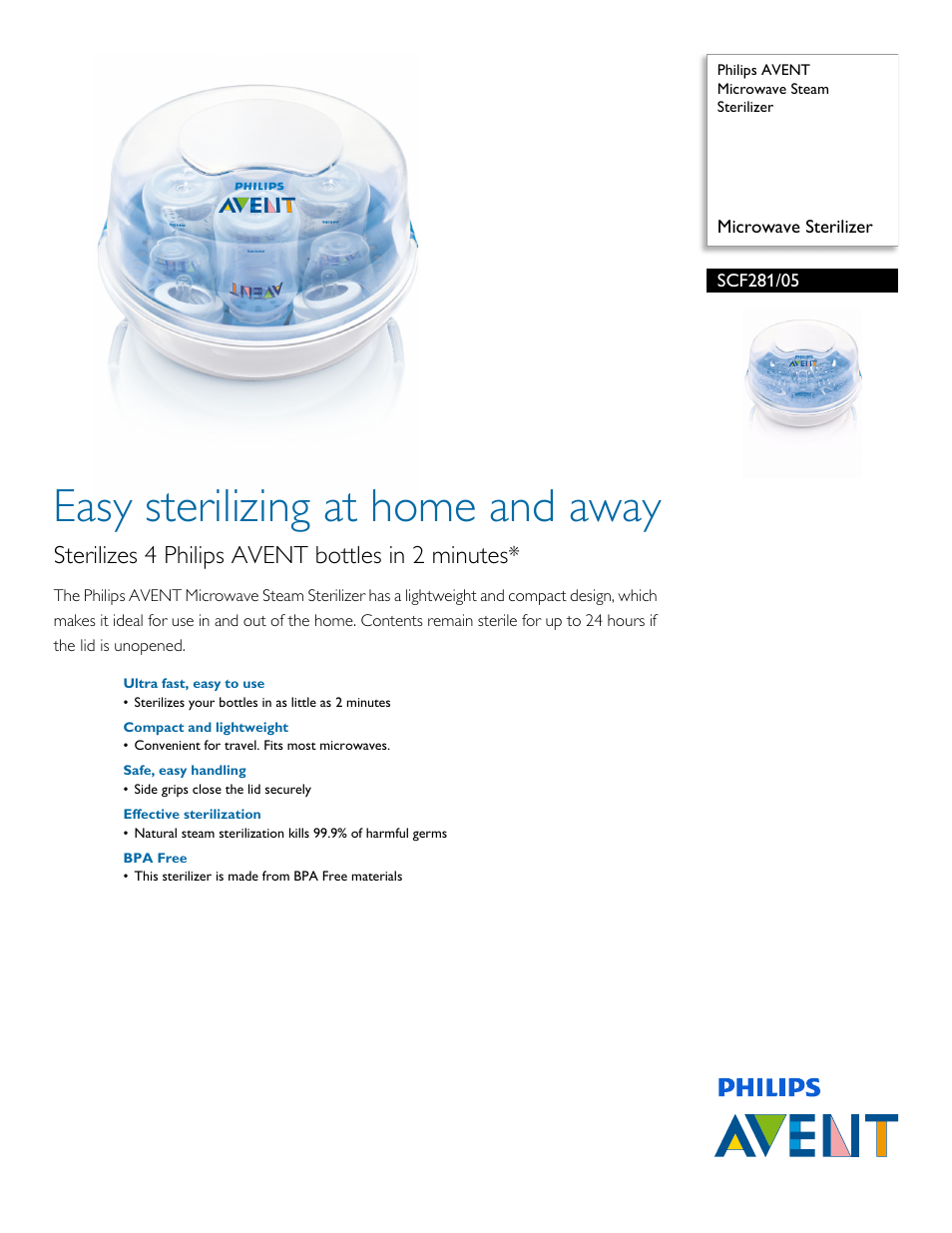 avent microwave sterilizer manual