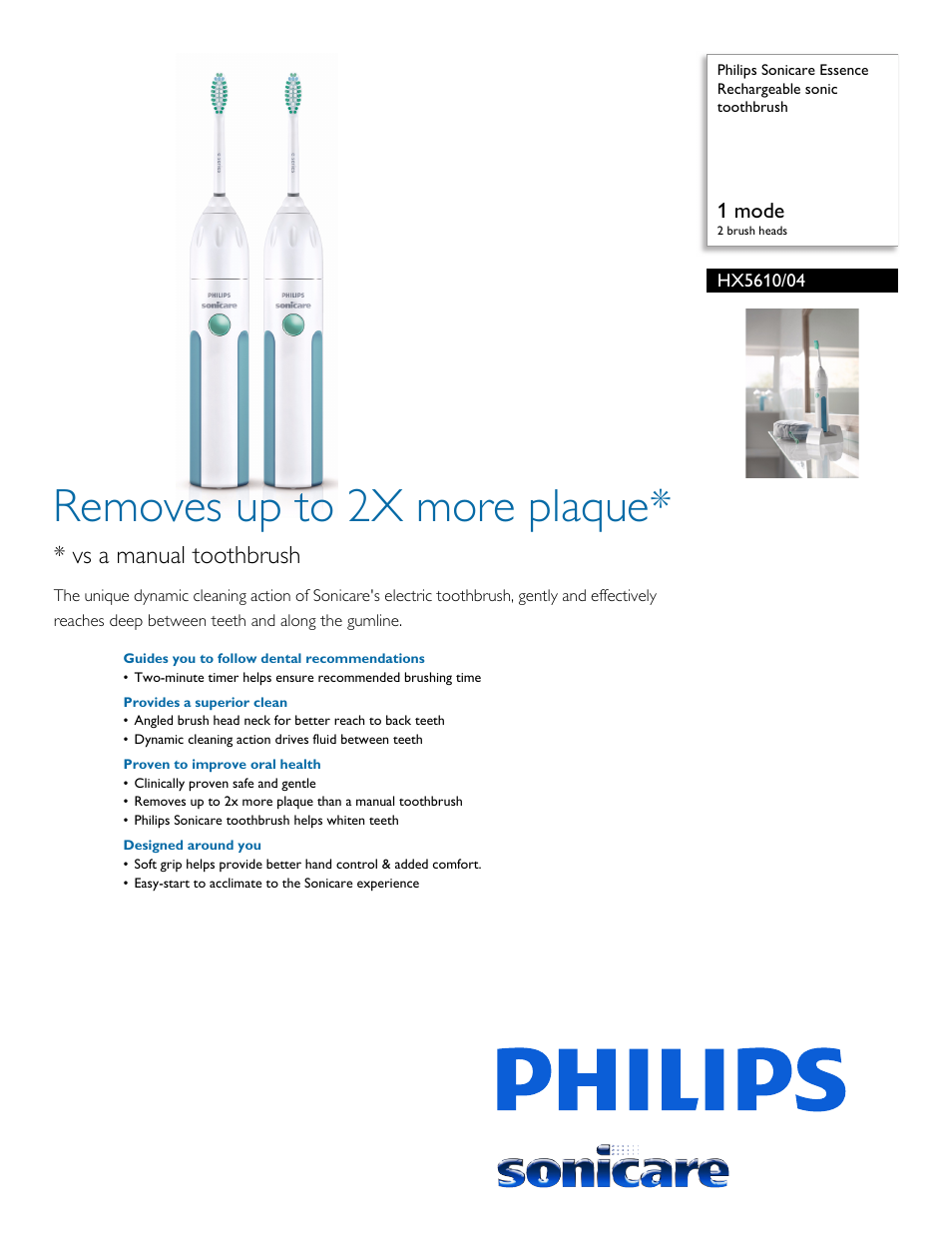 philips sonicare hx5610 manual