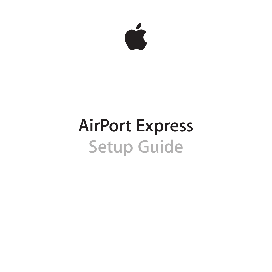 AirPort Express 802.11n (2nd Generation) Manual | 32 pages