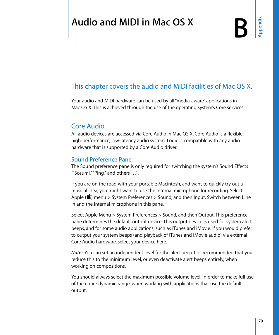 mac core audio latency