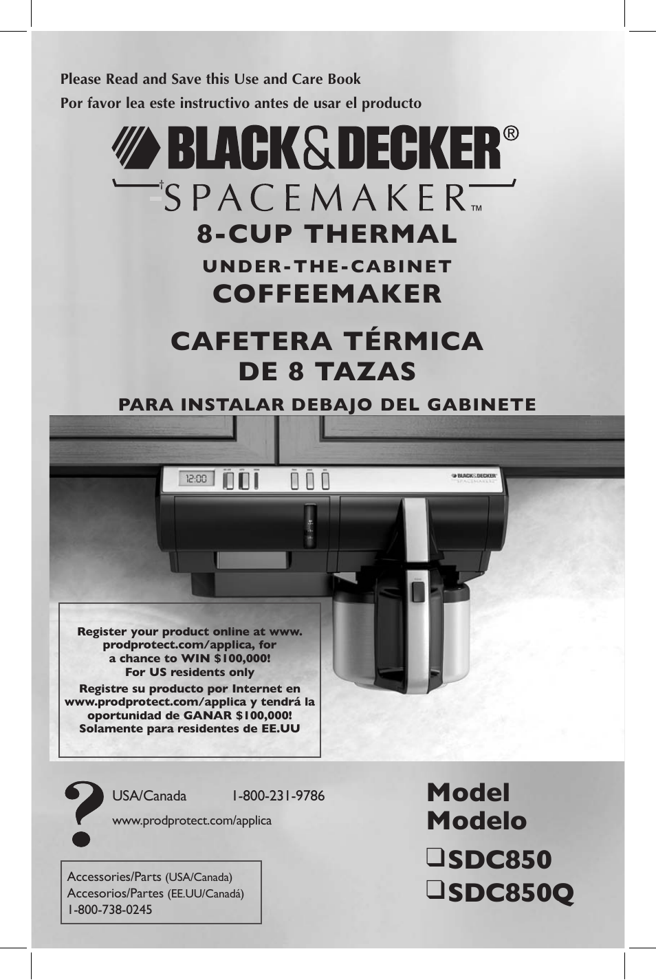 \u0026 Decker Spacemaker SDC850 User Manual 