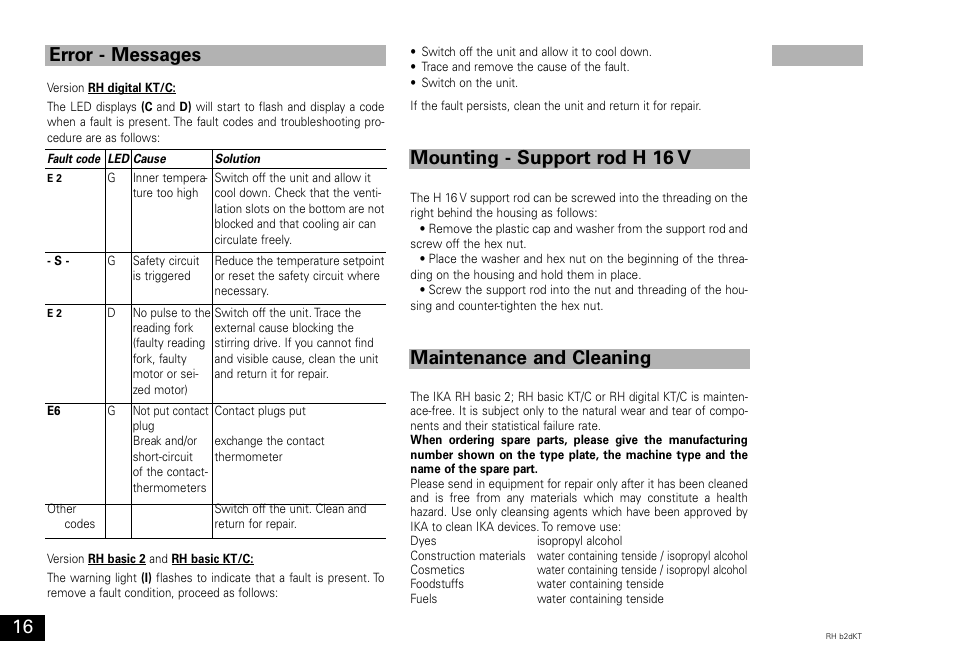IKA RH basic 2 User Manual | Page 16 / 32