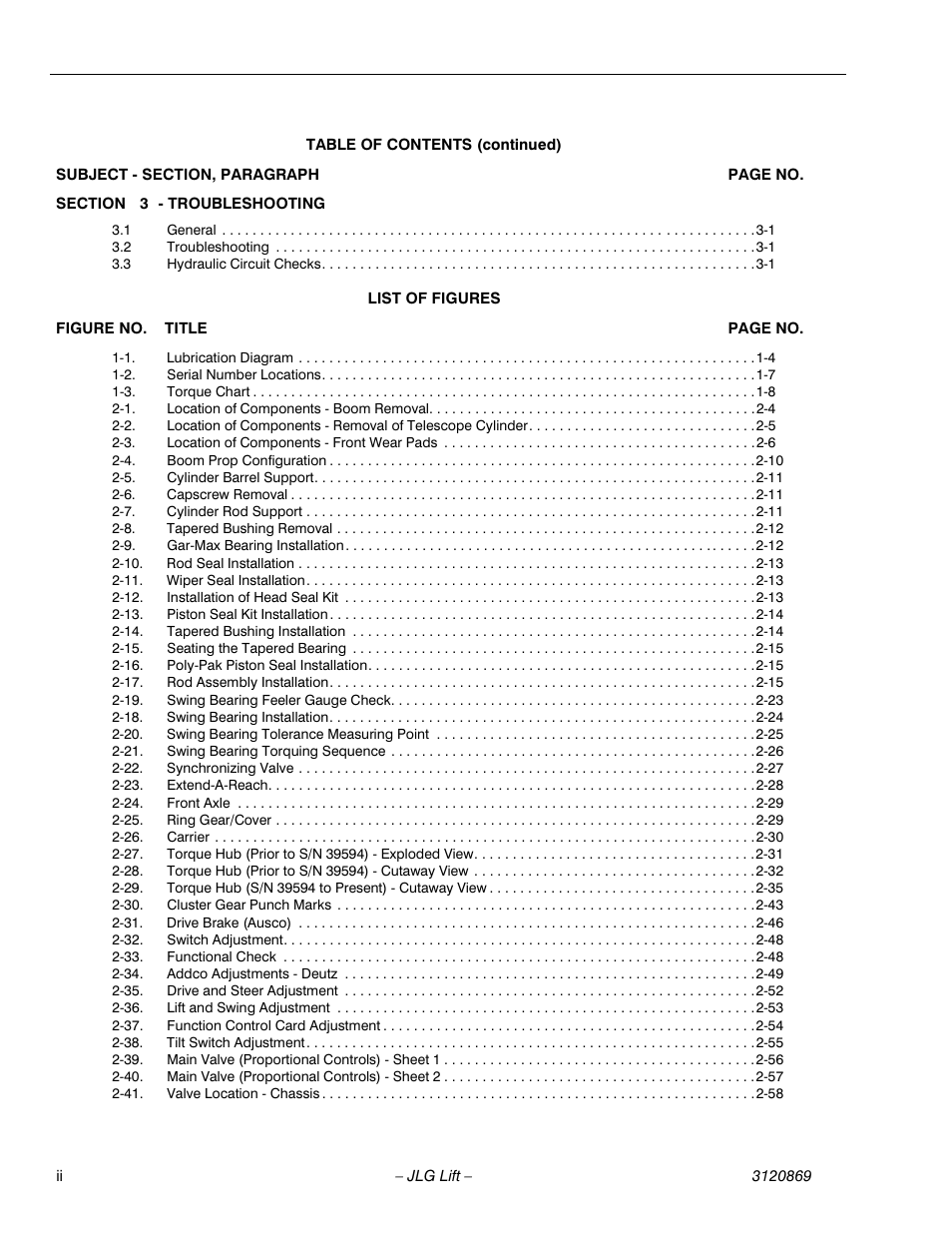 JLG 450AJ Service Manual User Manual | Page 6 / 116 | Original mode