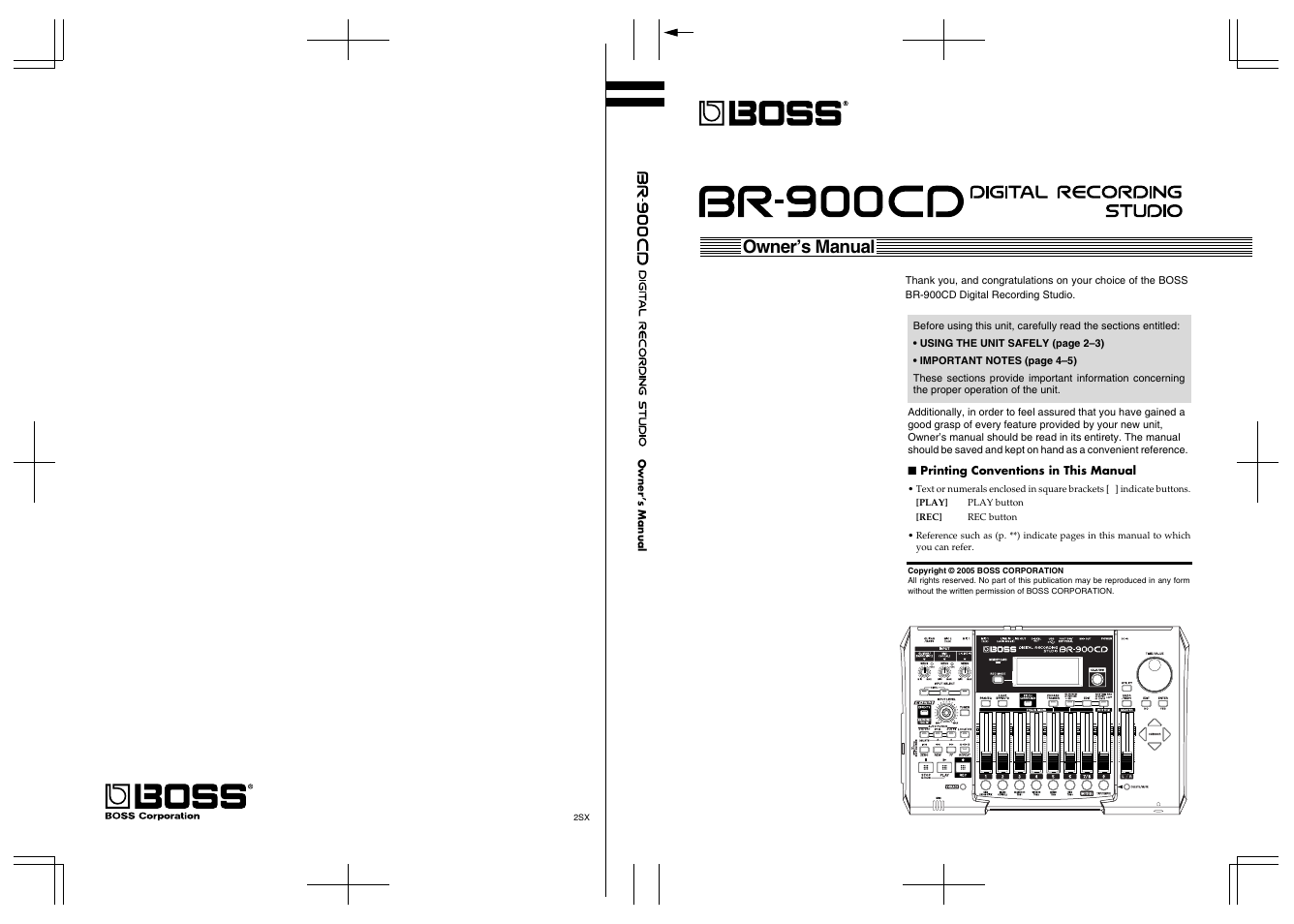 bremse januar offentliggøre Boss Audio Systems BR-900CD User Manual | 232 pages