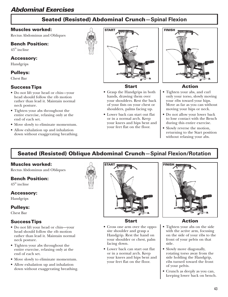 bowflex blaze exercises