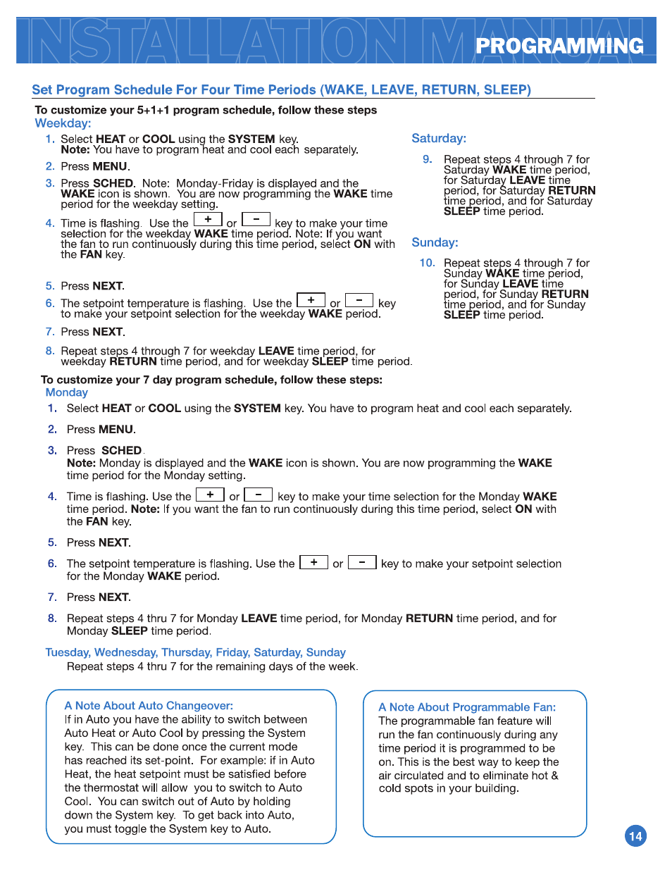 Pro1 T855i Installation manual User Manual | Page 14 / 16 | Original mode