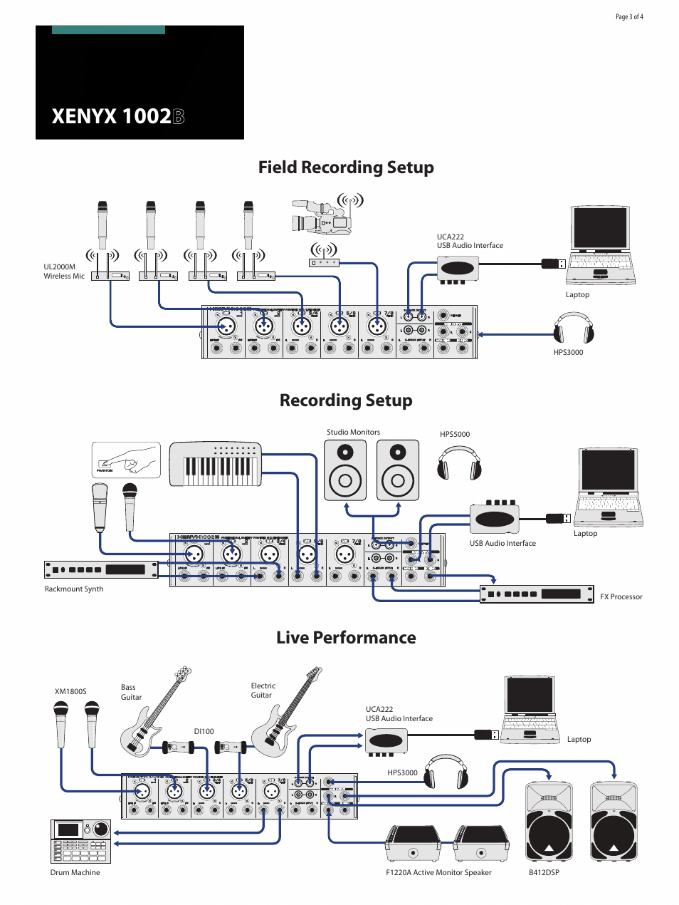 Xenyx 1202fx инструкция на русском схема