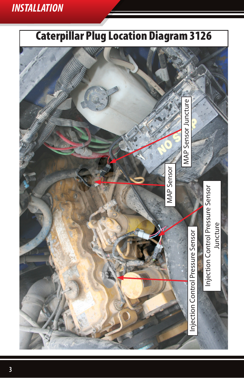 Caterpillar Plug Location Diagram 3126 Installation Bully Dog 40630 Cat 3126 C7 And C9 Engines User Manual Page 4 16