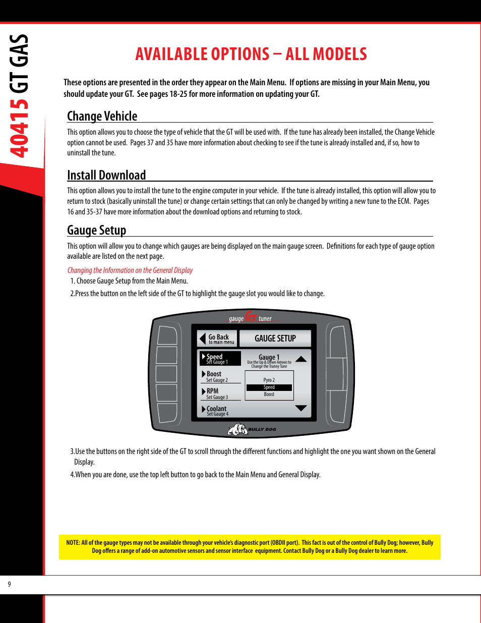 Bully Dog Gt Tuner User Manual