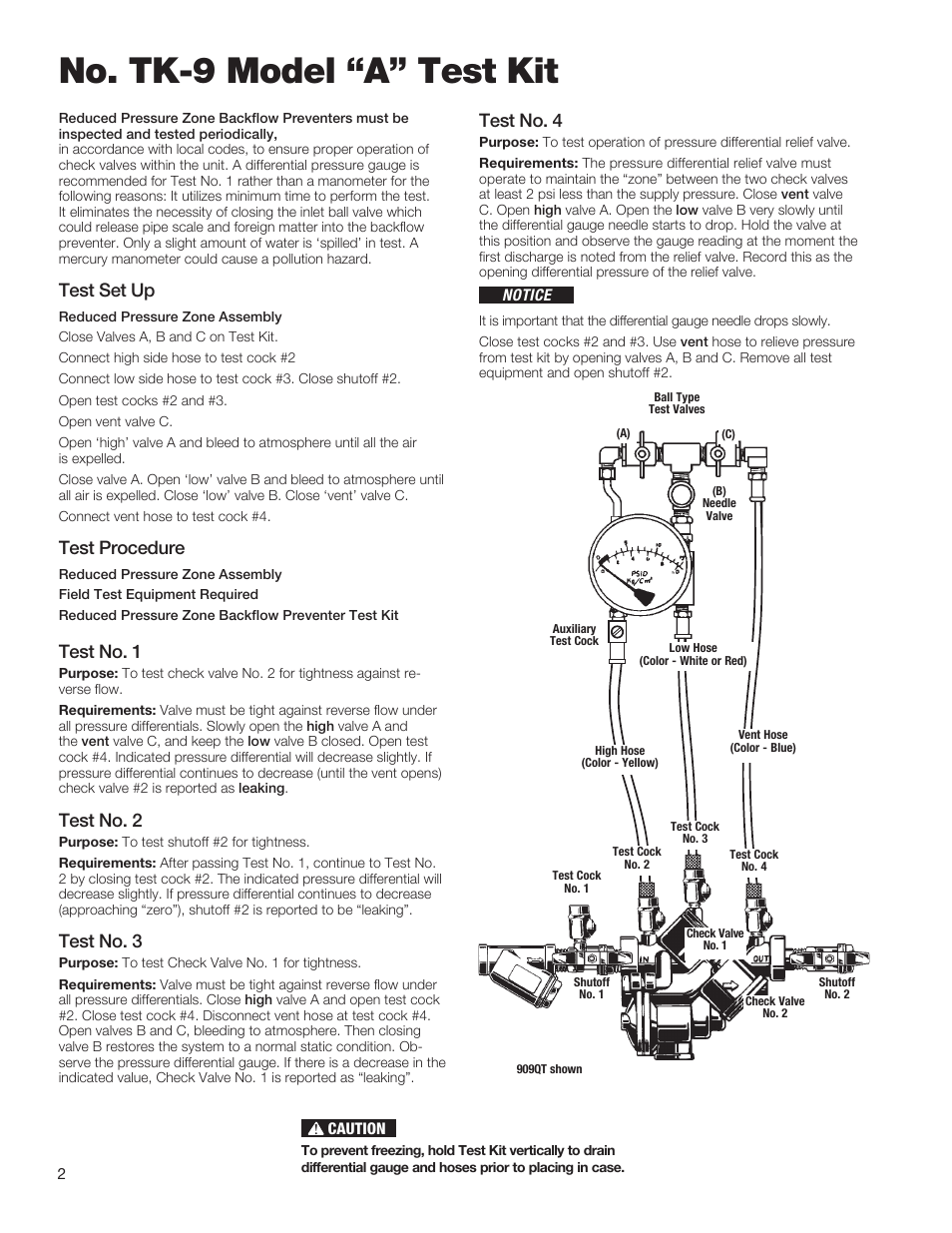 Amazon Com Watts Tk9a Backflow Test Kit Equipped With Free Line Pressure Gauge Industrial Scientific