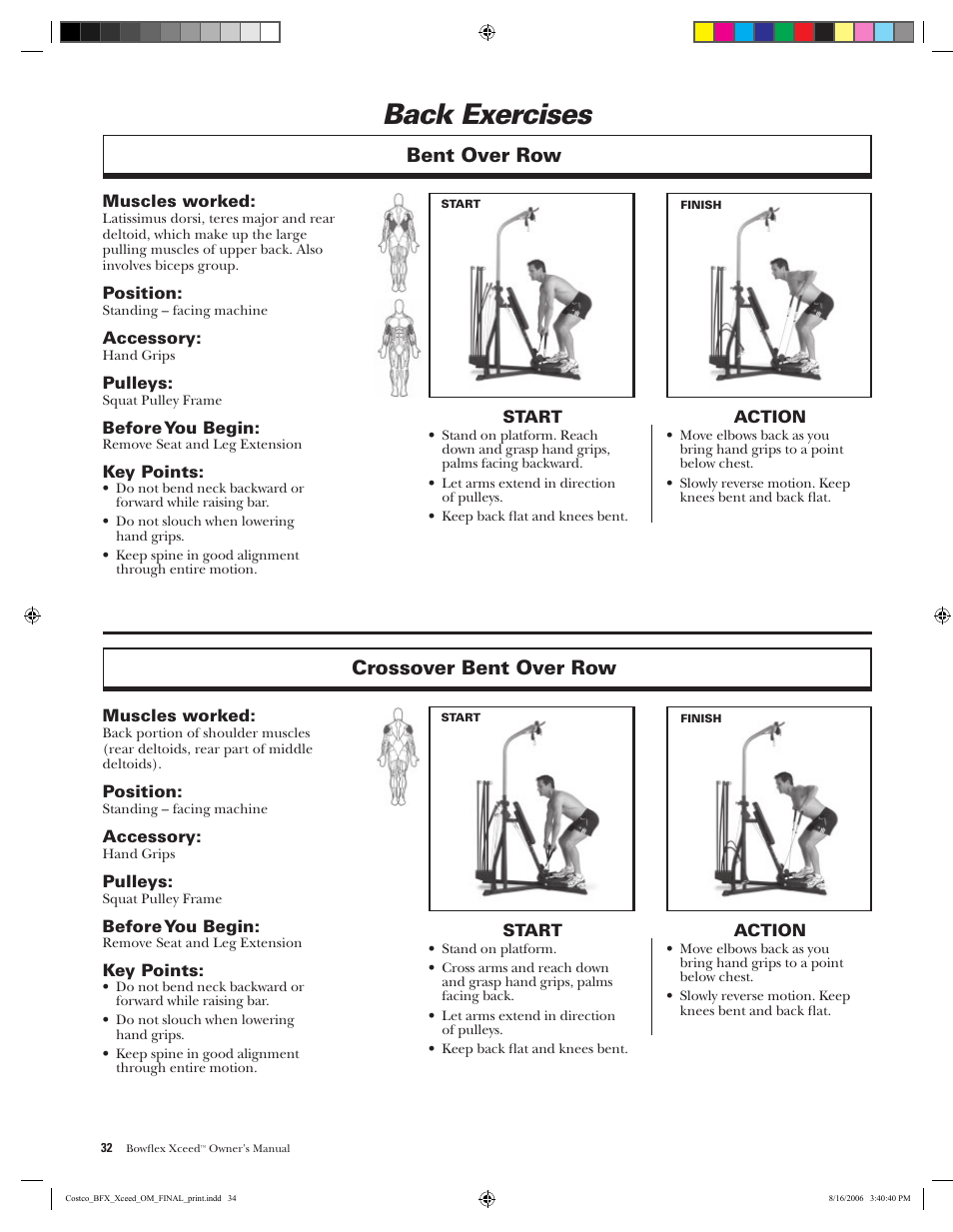 Bowflex Xceed Workout Chart EOUA Blog