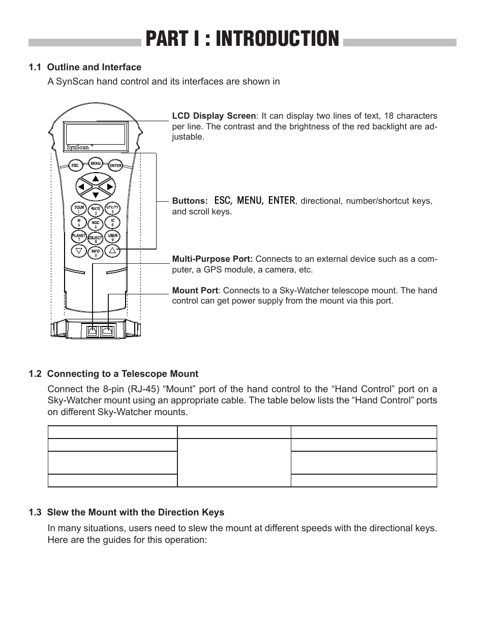 Synscan V4 Manual , INSTRUCTION MANUAL – PKWBV