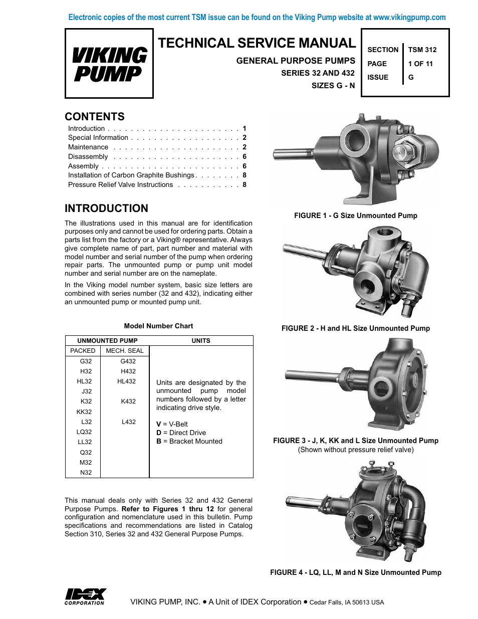 Viking Pump TSM312 GN 32/432 User Manual 11 pages Original mode