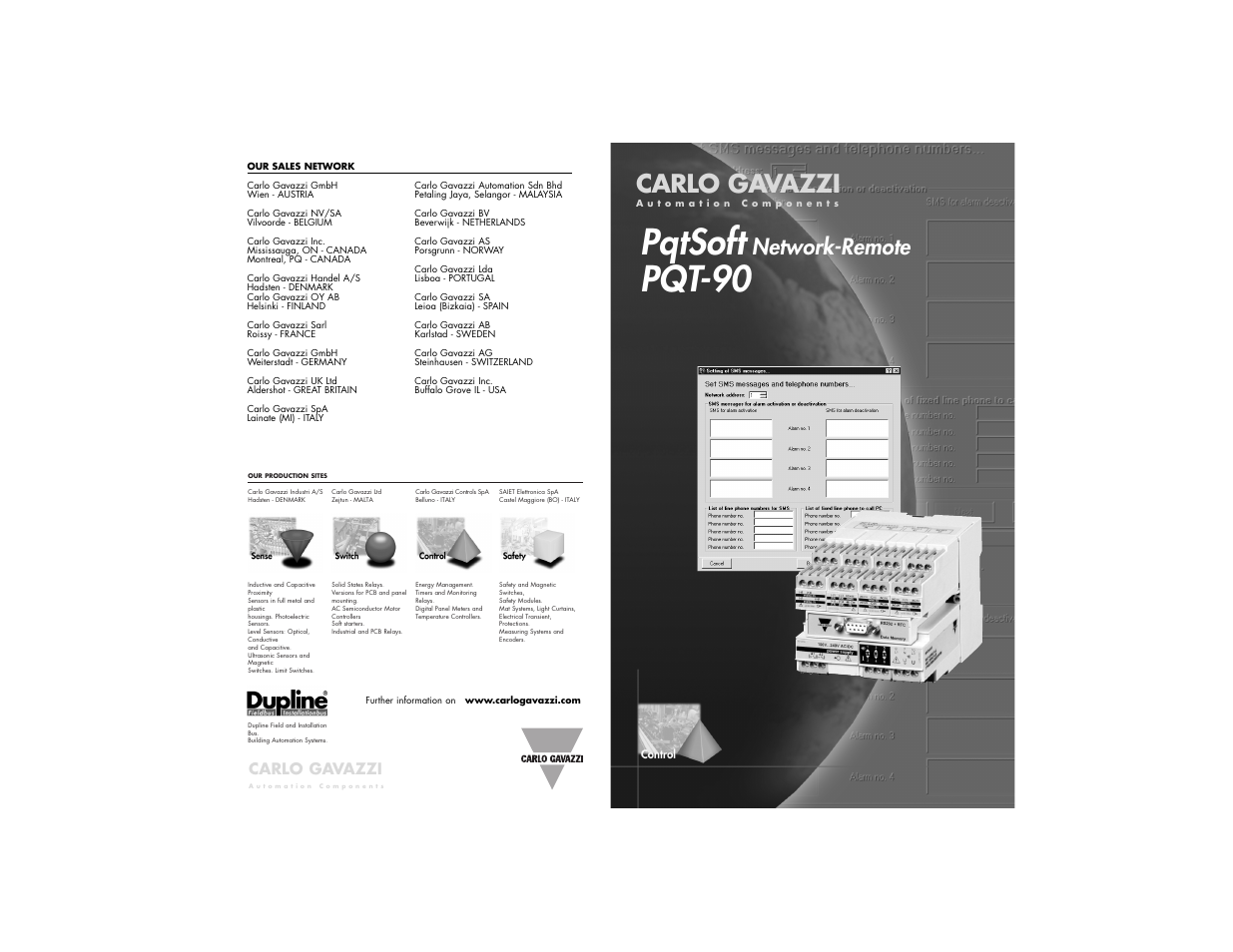 Carlo Gavazzi PQT-90 User Manual | pages