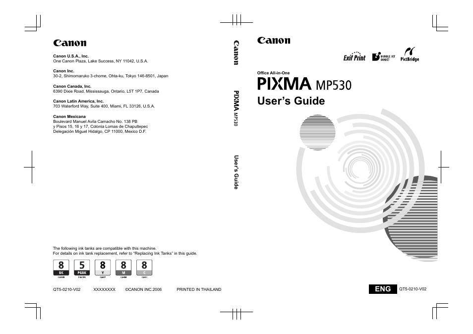 Canon Pixma MP530 User Manual | 176 pages | Original mode