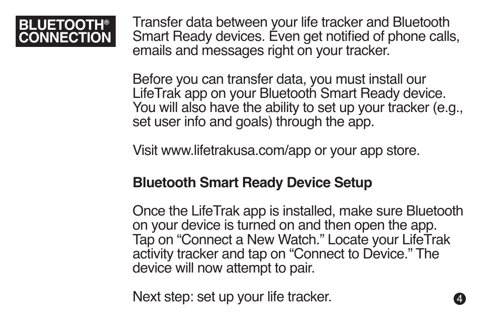 LifeTrak Brite R450 User Manual | Page 7 / 32 | Original mode