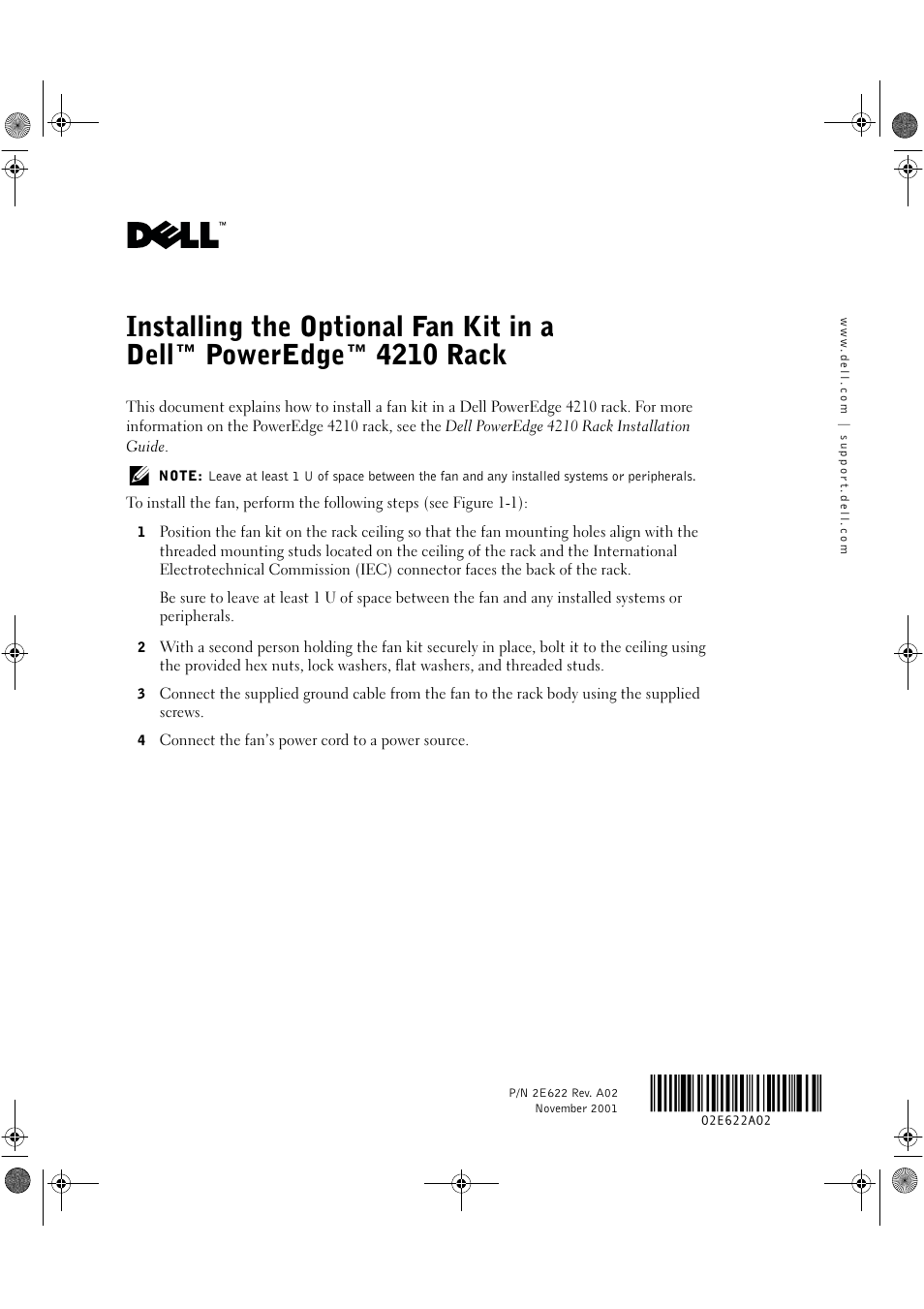Dell PowerEdge Rack Enclosure 2410 User Manual | 10 pages