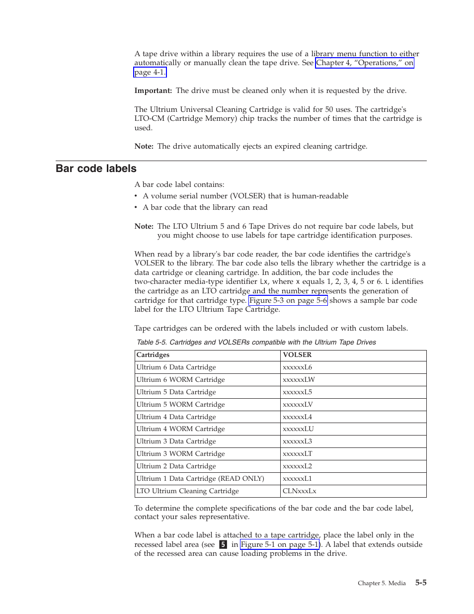 Bar code labels | Dell PowerVault TL1000 User Manual | Page ...