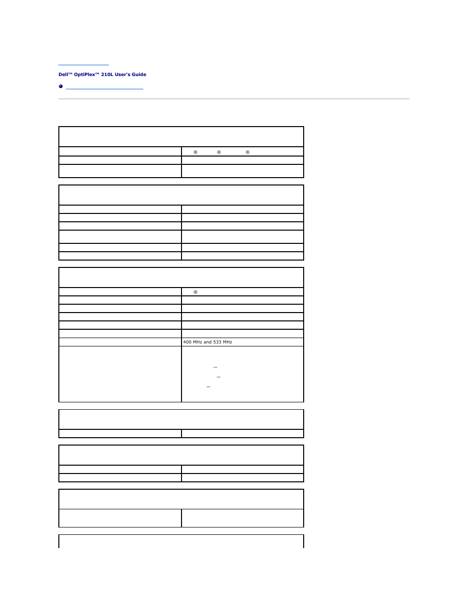 Mini Tower Computer Specifications Dell Optiplex 210l User Manual Page 84 150 Mini Tower Computer Specifications Dell Optiplex 210l User Manual Page 84 150