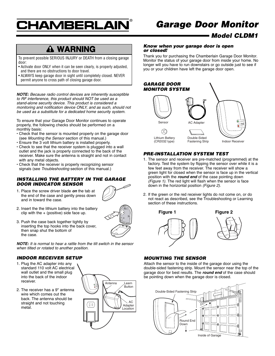 Chamberlain 050dctwf manual