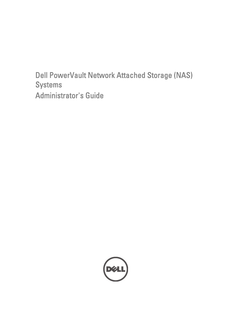 Dell PowerVault NX3000 User Manual | 29 pages