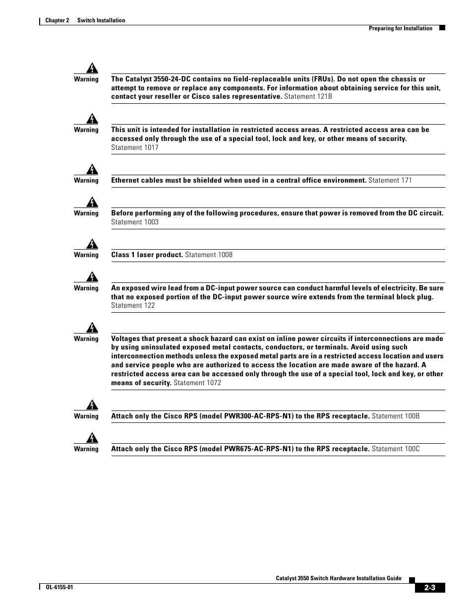 Cisco 3550 User Manual Page 33 86 Original Mode Cisco 3550 User Manual Page 33 86 Original Mode