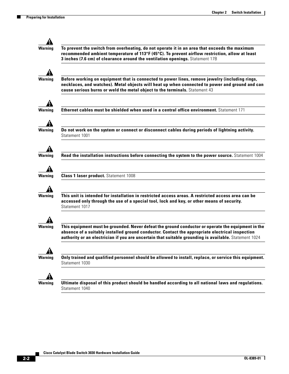Cisco 3030 User Manual | Page 30 / 72