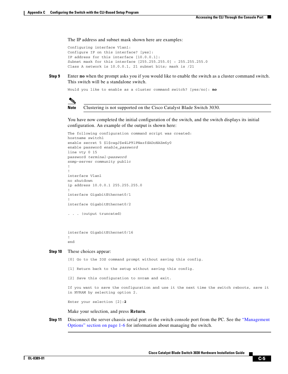 Cisco 3030 User Manual | Page 67 / 72