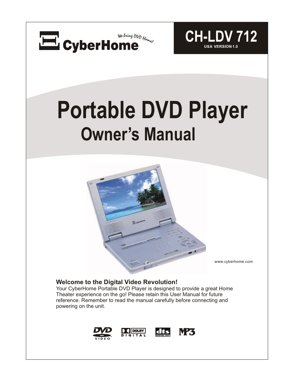 Habubu Dislocatie tragedie CyberHome Entertainment Cyber Home CHLDV712 User Manual | 49 pages