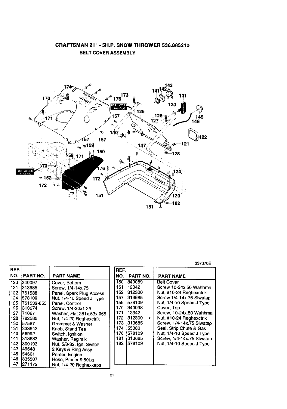 Craftsman 536.885210 User Manual | Page 21 / 30 | Original mode