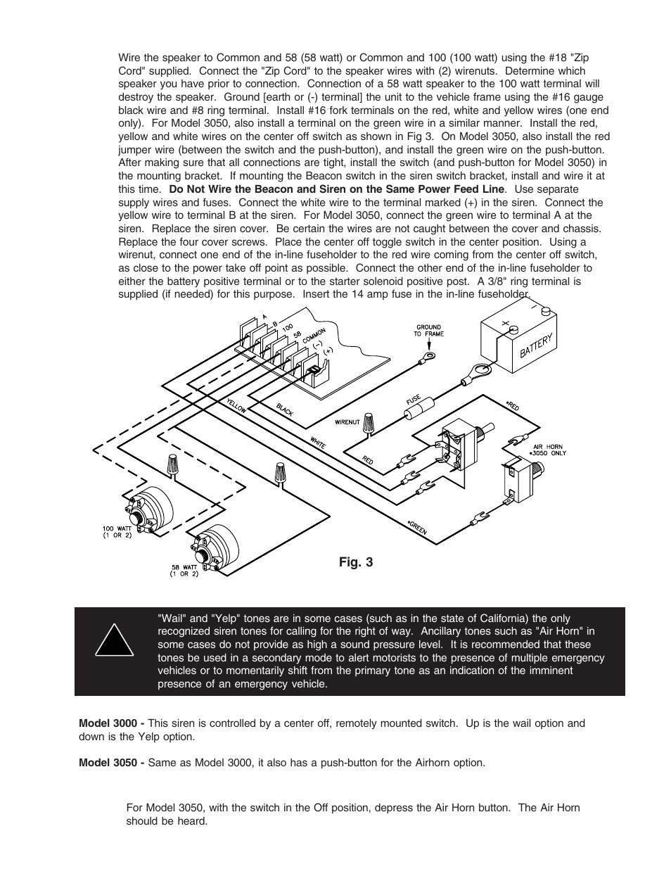 Code 3 2100 Lightbar Wiring Diagram from www.manualsdir.com