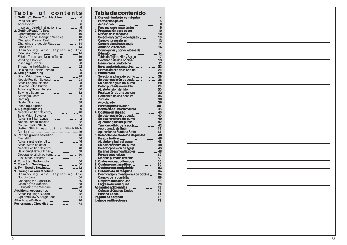 SINGER CG-590 COMMERCIAL GRADE User Manual | Page 4 / 44 | Original