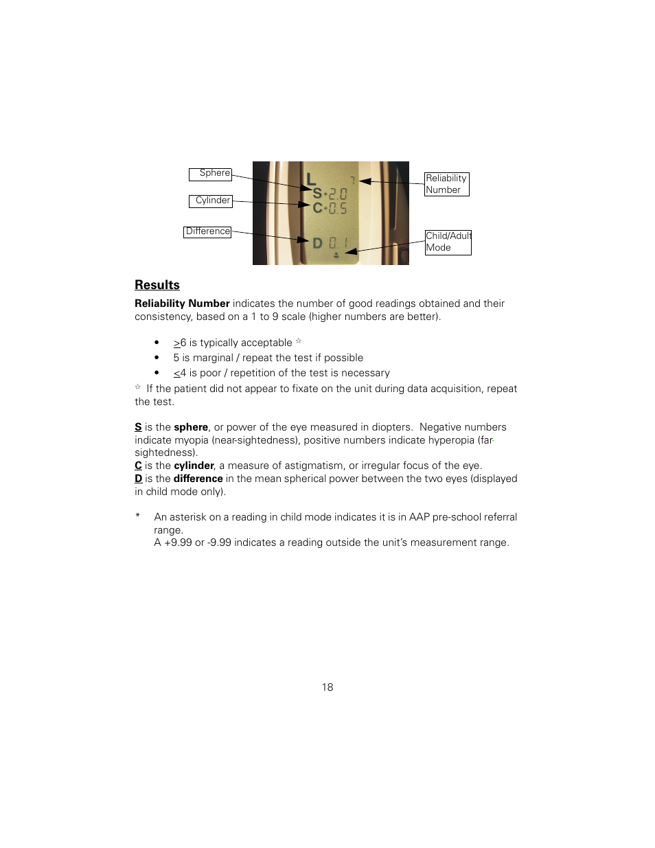 results-welch-allyn-suresight-vision-screener-user-manual-user