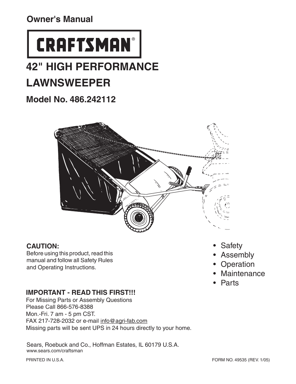 Read manual before use