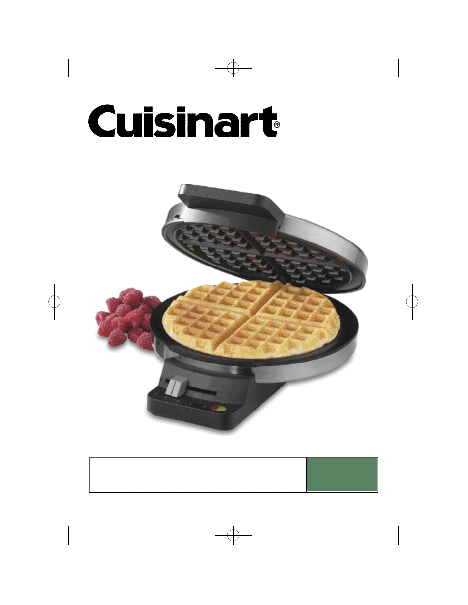 cuisinart classic waffle maker manual