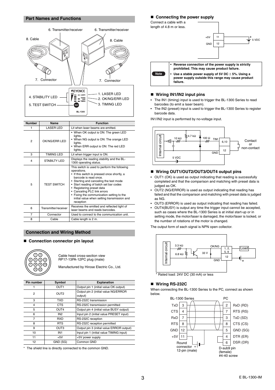 Keyence Sr 1000 Wiring Diagram - Bestn