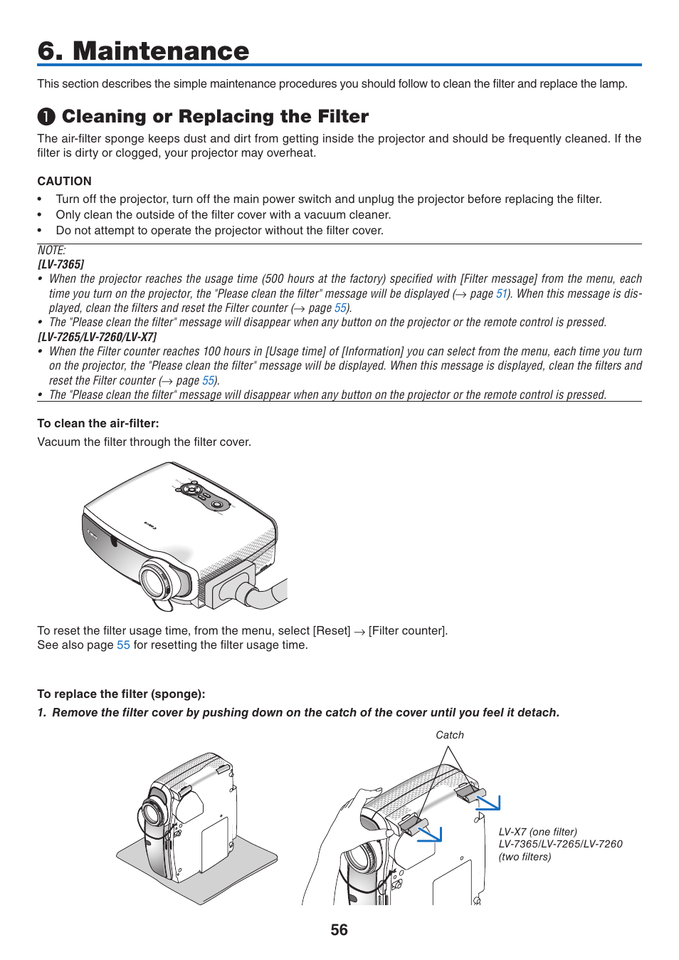 User manual Canon LV-7265 (English - 82 pages)