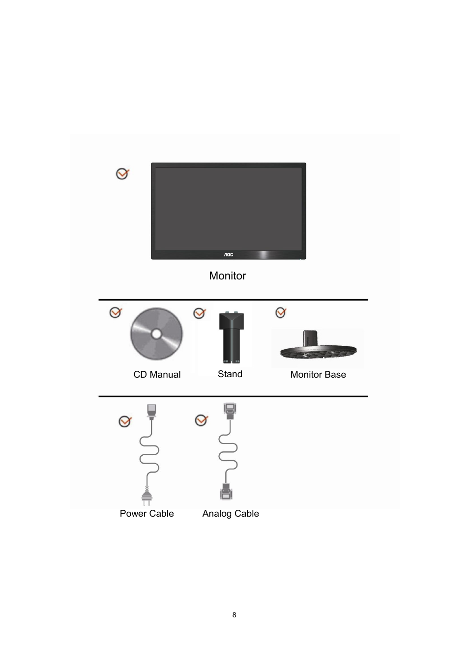 Monitor | AOC e2070Swn User Manual 