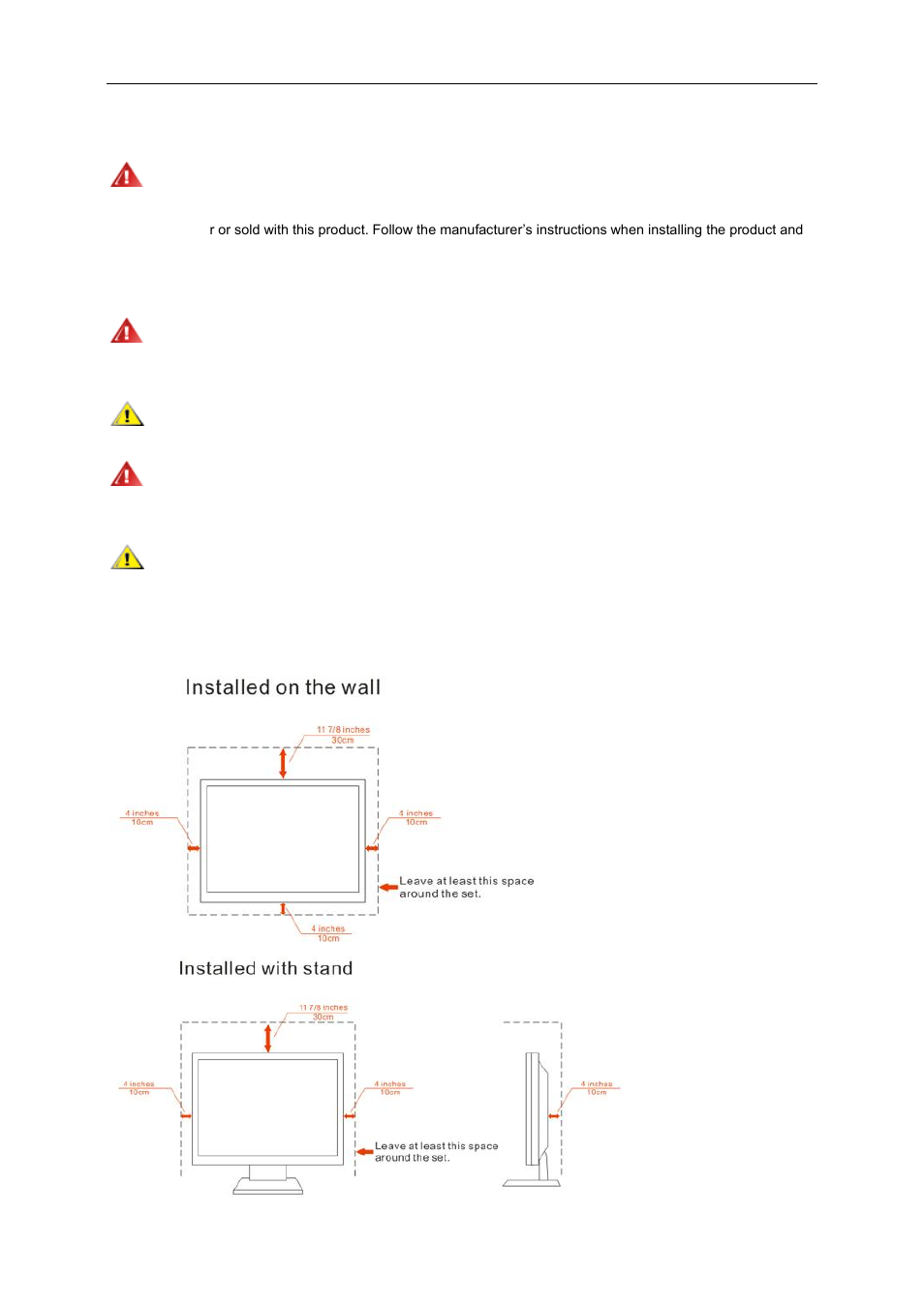 Installation | AOC E2470SWHE User Manual | Page 6 / 60 | Original mode
