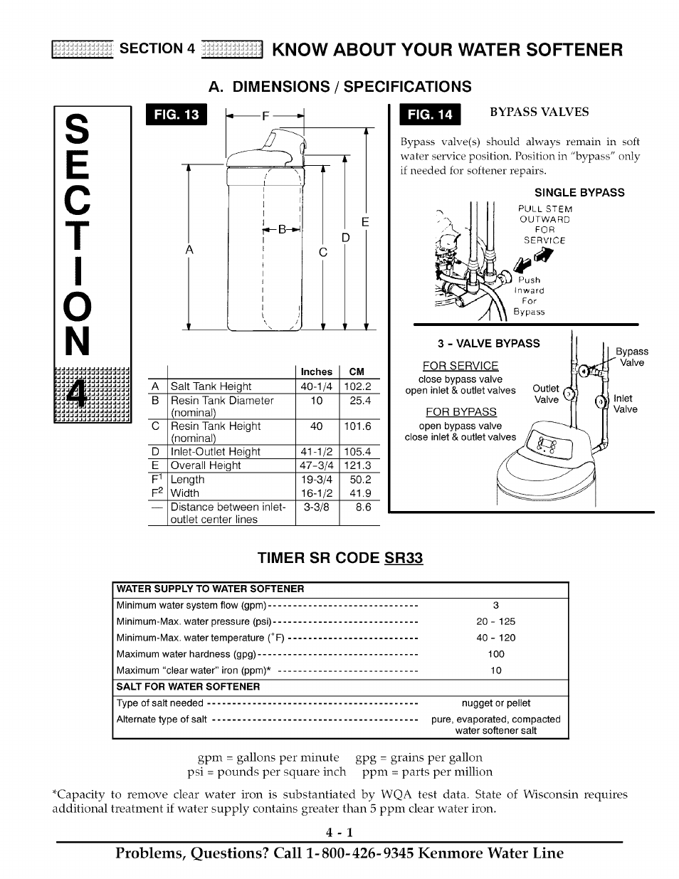 Kenmore Ultrasoft 275 Installation Manual