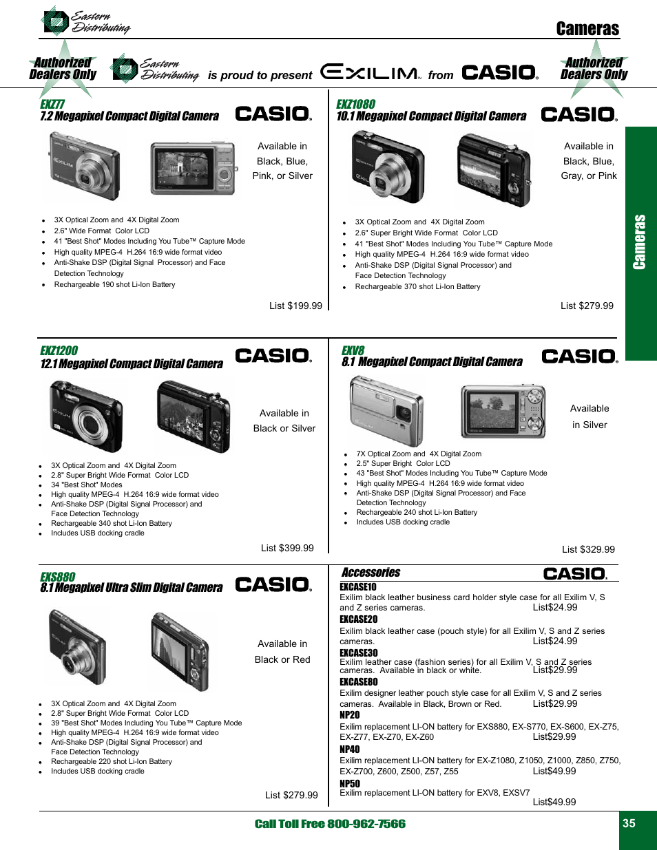 Casio EXILIM EX S 880 User Manual | 10 pages