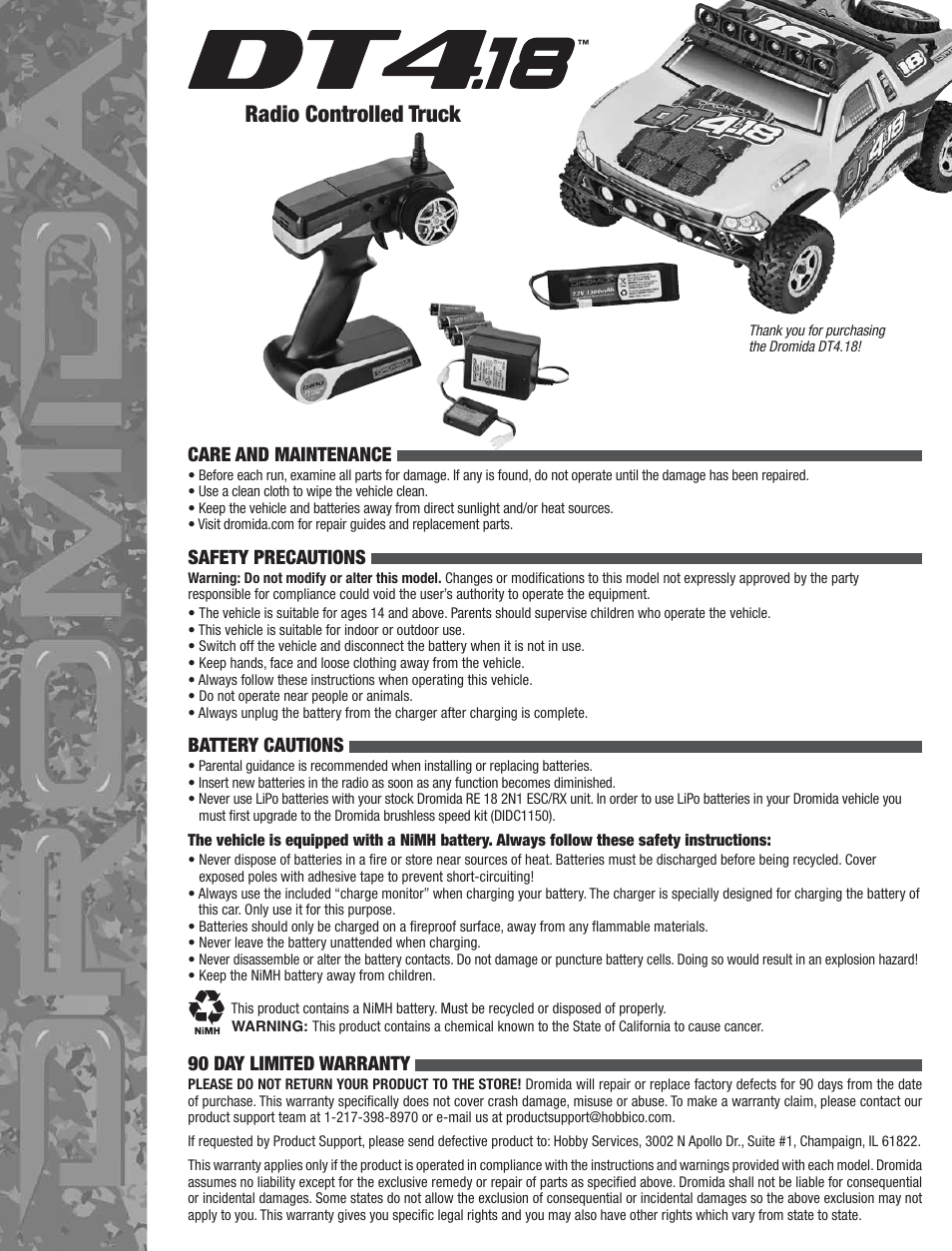 dromida dt4 18