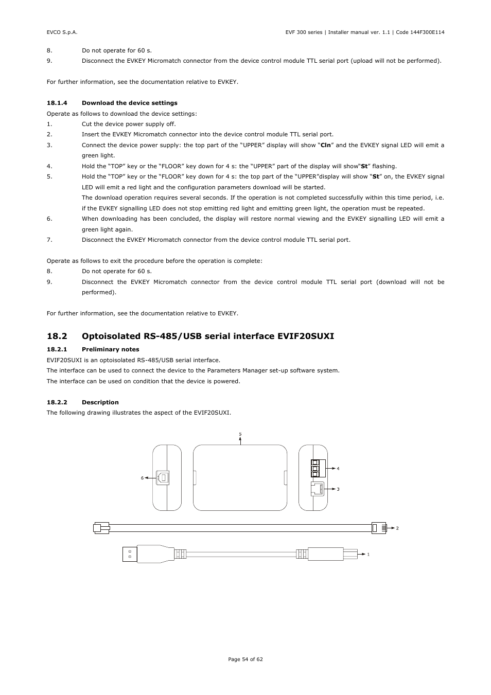 Evco Evf328j9 User Manual Page 54 62 Also For Evf318j9
