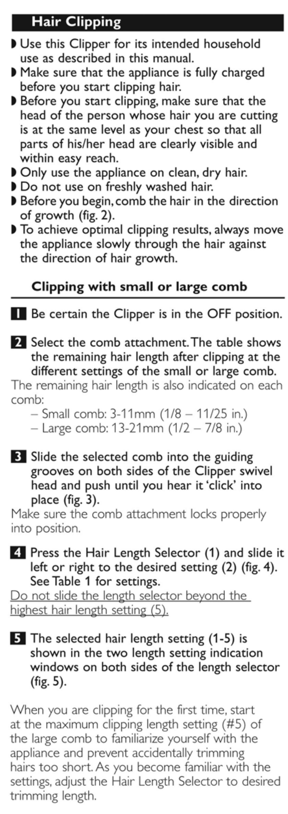philips qc5170 comb