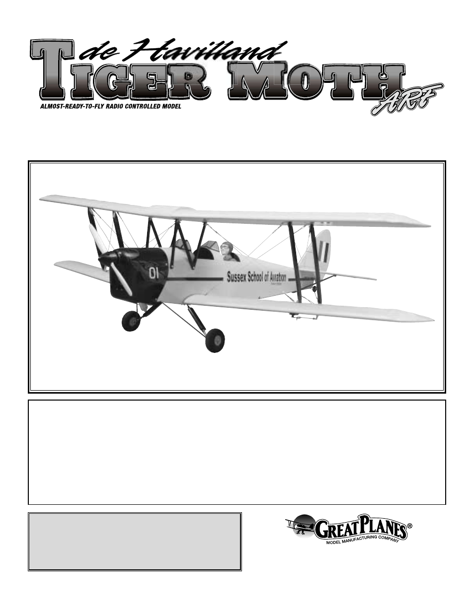great planes tiger moth