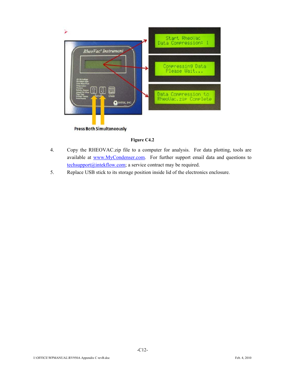 Intek RheoVac 950A User Manual | Page 49 / 49