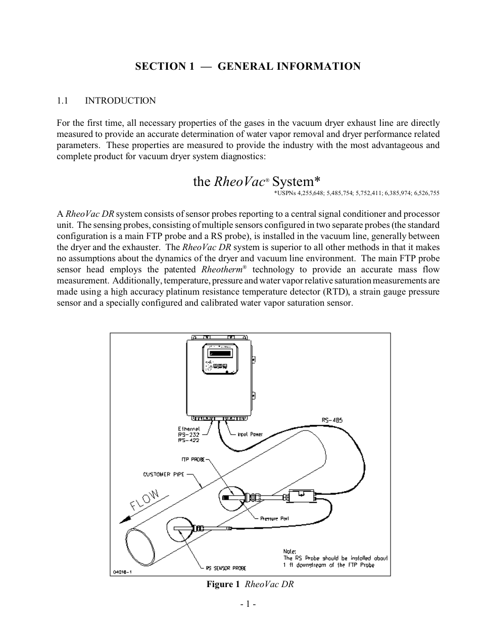 The rheovac, System | Intek RheoVac DR User Manual | Page 3 / 34