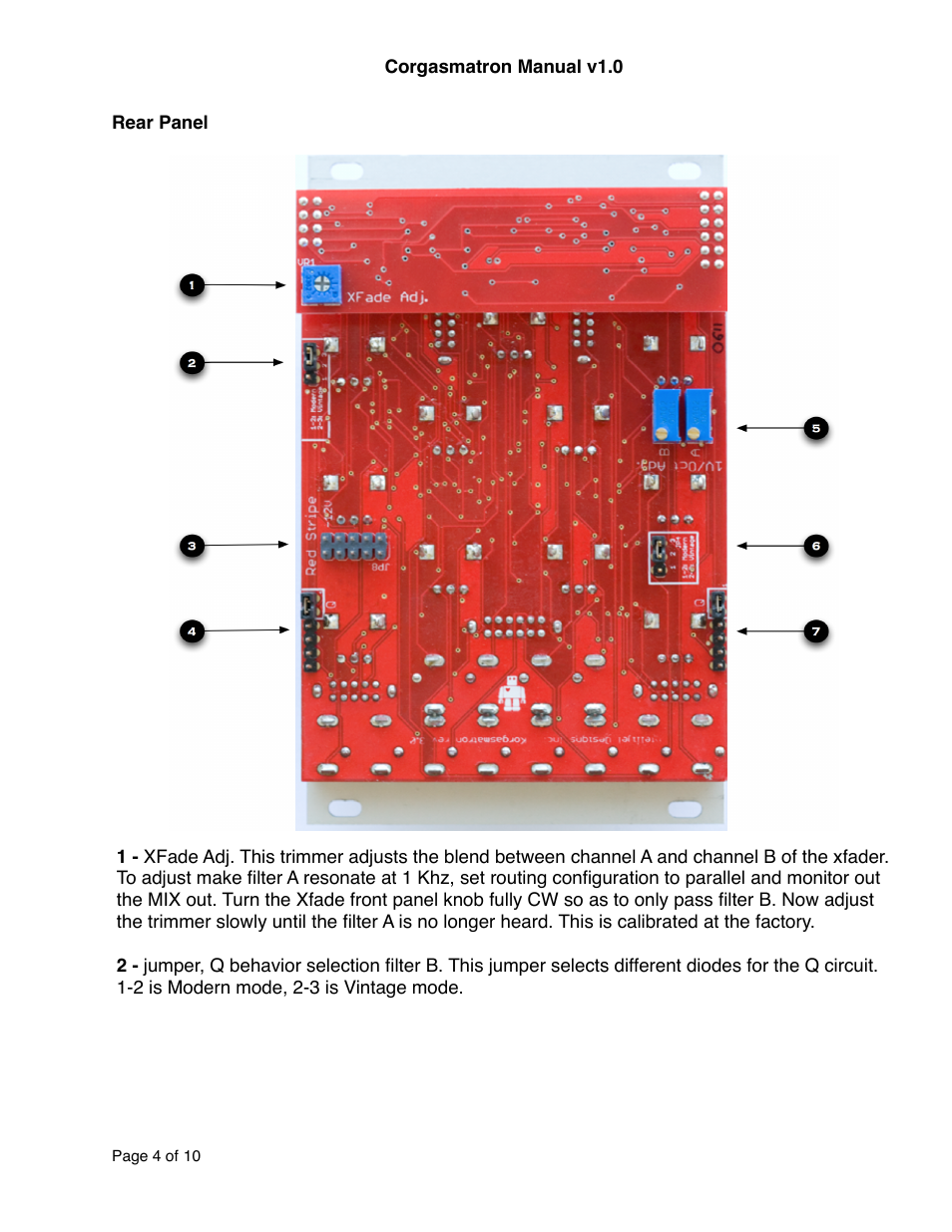 Intellijel Corgasmatron (draft) User Manual | Page 4 / 10